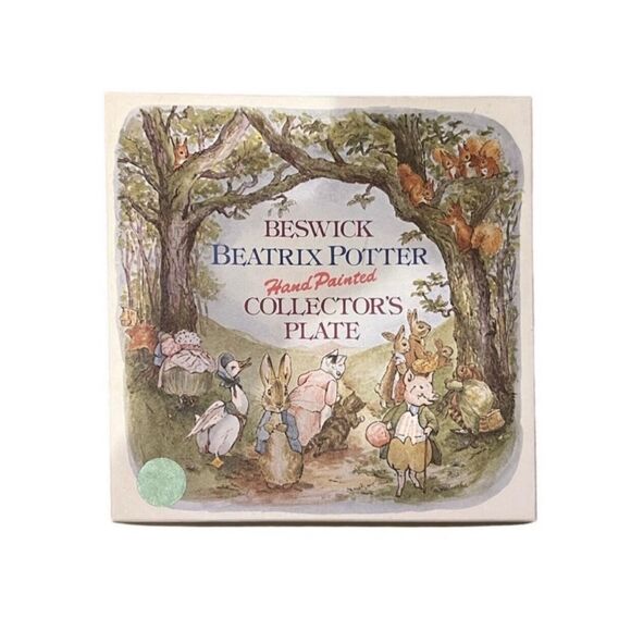 Other - Vintage Beatrix Potter 1981 Third Edition Hand Painted Collector’s Plate